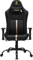 Cadeira Gamer Satellite A-GC8603 Preto/Dourado