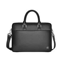 Maletín Wiwu Master Con Cierre de Huella Dactilar 16" Negro