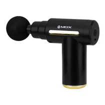 Massageador Elétrico Mox MO-MG60 - 30W - Recarregável - Preto e Dourado