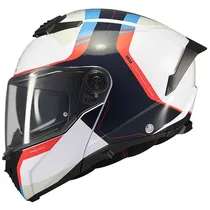 Capacete MT Helmets Atom 2 SV Emalla C7 - Articulado - Tamanho L - com Óculos Interno - Brilho
