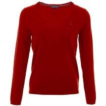 Sueter Tommy Hilfiger Feminina 1M57637066-611 MD Vermelho