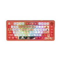 Teclado Gamer Redragon K673AK-RGB-Pro Ucal Pro Rojo