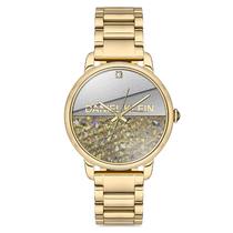 Relogio Analogico Feminino Daniel Klein DK.1.12711-5 Premium Ladies / Pulseira de Aco Inoxidavel - Dourado