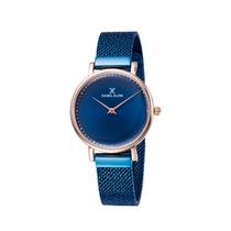 Relogio Analogico Feminino Daniel Klein Fiord DK11988-6 - Azul/Dourado