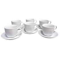 Jgo de Taza Porcelana 200ML 6PCS