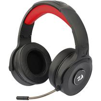 Headset Gaming Sem Fio Redragon Pelops Pro H818PRO 7.1 com USB-C/ 3.5 MM para PC/ PS4/ Xbox/ Smartphone - Preto/ Vermelho