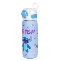 Garrafa de Água Térmica Infantil Stitch 600 ML Celeste
