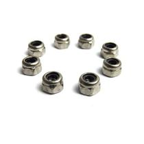 HT M4 Nylon Lock Nut 8PC 02055