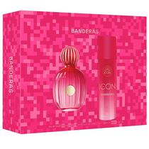 Kit Perfume Feminino Antonio Banderas The Icon Edp 100 ML + Desodorante