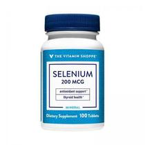 Selenium 200MCG The Vitamin Shoppe 100 Tablets