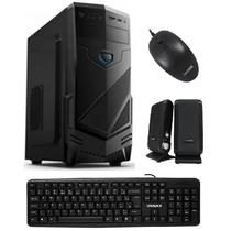 Satellite Gabinete Kit Barebone K761 Mouse + Speaker + Tecl Esp Negro