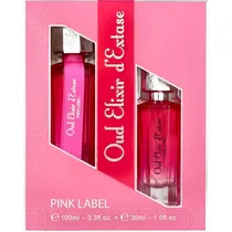 Kit de Perfume Linn Young Oud Elixir D'Extase Pink Label 100ML+30ML Edp