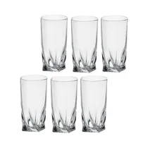 Set de Vasos Bohemia Quadro 99A44/350-669 350ML 6 Piezas