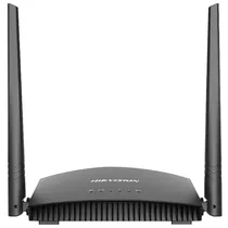 Roteador Hikvision DS-3WR3N Banda Unica / 2.4GHZ / 2 Antenas - Preto
