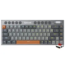 Teclado Gamer Mecanico Redragon K609GG-RGB-Pro Horus Se Mini Wireless / RGB / Red / Ingles - Cinza
