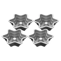 Kit Mini Bandejas Cuisinart Estrela de Davi Antiaderente 4 Peças - CMBM-4SD