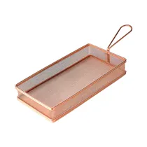 Canasta para Freír Life Home CAN-35422 13 X 25 CM Oro Rosa