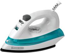 Ferro de Passar A Vapor Black+Decker Quick N Easy IRBD100-CL 220V 1100W - White/Cyan