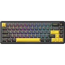 Teclado Gamer Mecânico Attack Shark X65 He 65% RGB 8K USB-C Switch Magnético - Starry Black (Inglês)