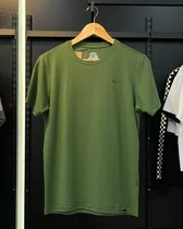 Remera NY Verde Militar M-C