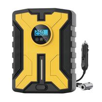 Compressor de Ar Portatil YD-929A Multifunctional / 100W / 12V / 150PSI - Amarelo/ Preto