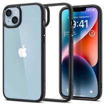 Spigen Capa iPhone 14 Plus Crystal Hybrid Matte Black ACS04655 Tpu + PC Transparente+Negro