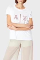 Armani Exchange Ropas Remera 3RYTEJ YJ16Z Femenino Optic White