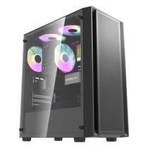 Gabinete Gamer Aigo Darkflash DK353 RGB Mid Tower - Preto