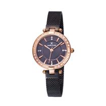 Relogio Analogico Feminino Daniel Klein Premium DK11954-4 - Preto/Rosa Ouro