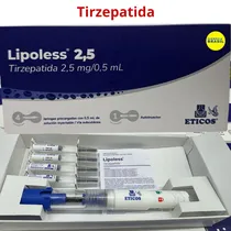 Tirzepatida Mounjaro Lipoless 4 Seringa Pré-Carregada 1 Aplicador com Registro Sanitario