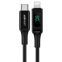 Cabo Acefast C6-01 USB-C para Lightning 30W 1.2 Metros - Preto