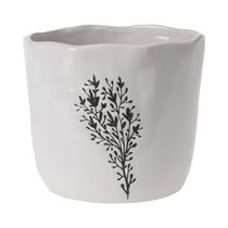 Maceta de Ceramica KPM 040293 15 X 13 CM Blanco Surtido