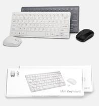 Teclado Mini Wireless K-03 c/ Mouse Negro