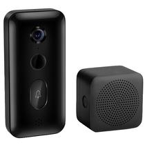 Campainha Inteligente Sem Fio Xiaomi Smart Doorbell 3 2K com Camera e Microfone - Preta