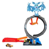 Car Hot Wheels Set Pista City Bat Tire Shop 5084