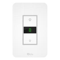 Interruptor Smart de Pared 4LIFE Dinner FL7011 Alexa/Googleasist/Bivolt- Branco