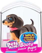 Cachorro Dachshund Pets Alive Booty Shakin Pups Zuru - 9530
