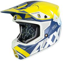 Capacete para Moto Axxis Wolf Jackal A3 - Tamanho L (59-60) - Amarelo/ Azul