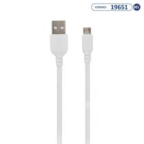 Cabo Micro USB Tukana CBL002 1 Metro - Branco