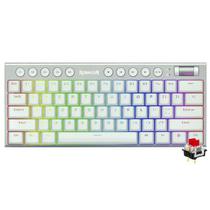 Teclado Gaming Redragon Horus Mini K632W-RGB Branco (Ingles com Fio) Switch Vermelho