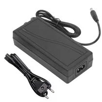 Fonte de Alimentação / Carregador para Patinete YDDY-42 2A para Bateria de Lithium / 42V / 2A / 100-240VAC ~ 50/ 60HZ - Preto