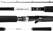 Daiwa Pesca Vara Lexa LX-802HFB-BR 2PARTES Aluminio 2 Partes Negro