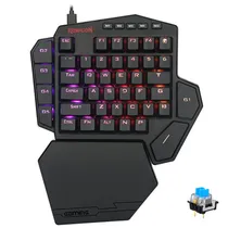 Teclado Gamer Mecanico Redragon K585RGB Diti USB / RGB / Blue / Ingles - Preto