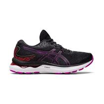 Tenis Asics Gel-Nimbus 24 Feminino Preto/Roxo 1012B201-004