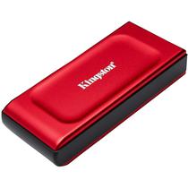 SSD Externo Kingston XS1000 USB-C 3.2 Gen 2X2 2TB Vermelho  SXS1000R/2000G