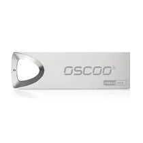 Pendrive de 8GB Oscoo R005 / USB 2.0 Flash Drive - Prata