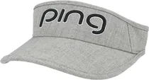 Viseira Ping Tour Ladies Sport Visor 35266-99 Cinza/Preto - Feminina
