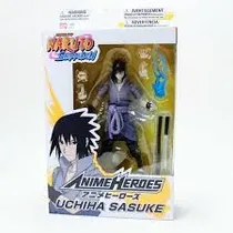 Bandai Figuras Anime Heroes Naruto - Uchiha Sasuke Plastico 4+ Años Multicolor