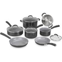 Jogo de Panelas Cuisinart 54C-11BK Antiaderente Ceramicaxt Preto - 11 Pecas