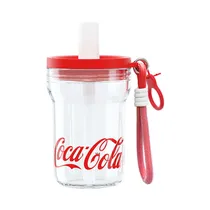 Vaso Coca Cola NP510P1 Con Pajita 510ML Blanco - Rojo